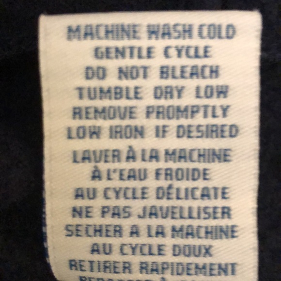 BLUE CRUSH VARSITY HOODIE JACKET SNAP FRONT YOUTH LARGE NAVY WHITE STRIPE #091 - Picture 5 of 11